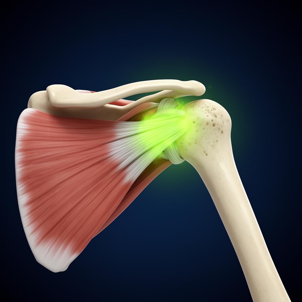 Tendones del manguito rotador inflamados — tratamiento de tendinitis de hombro Tijuana